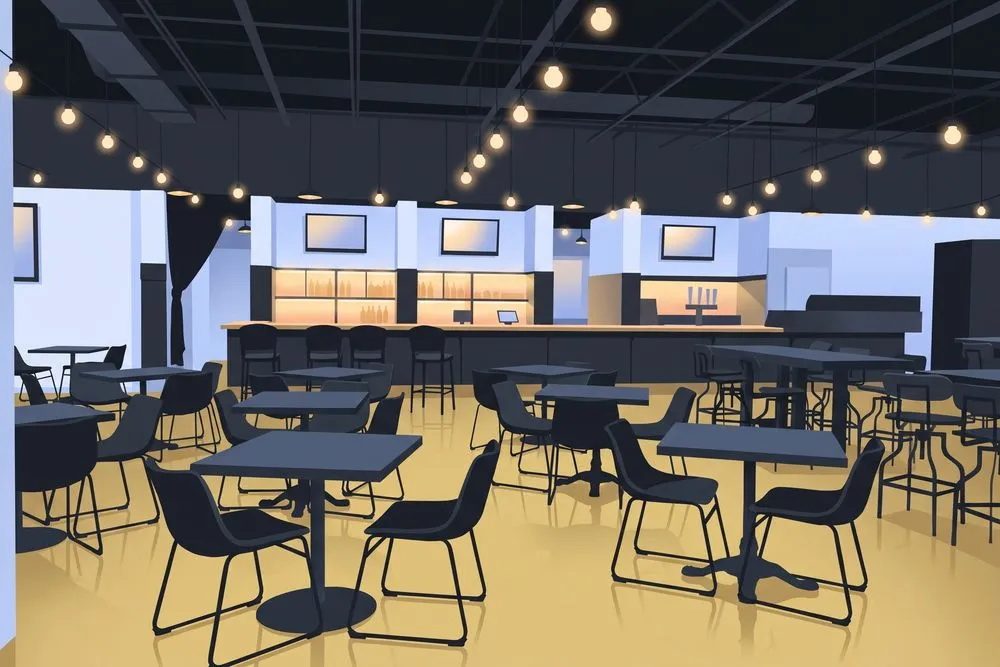 Bar and dining room at Copper Coulee Casino